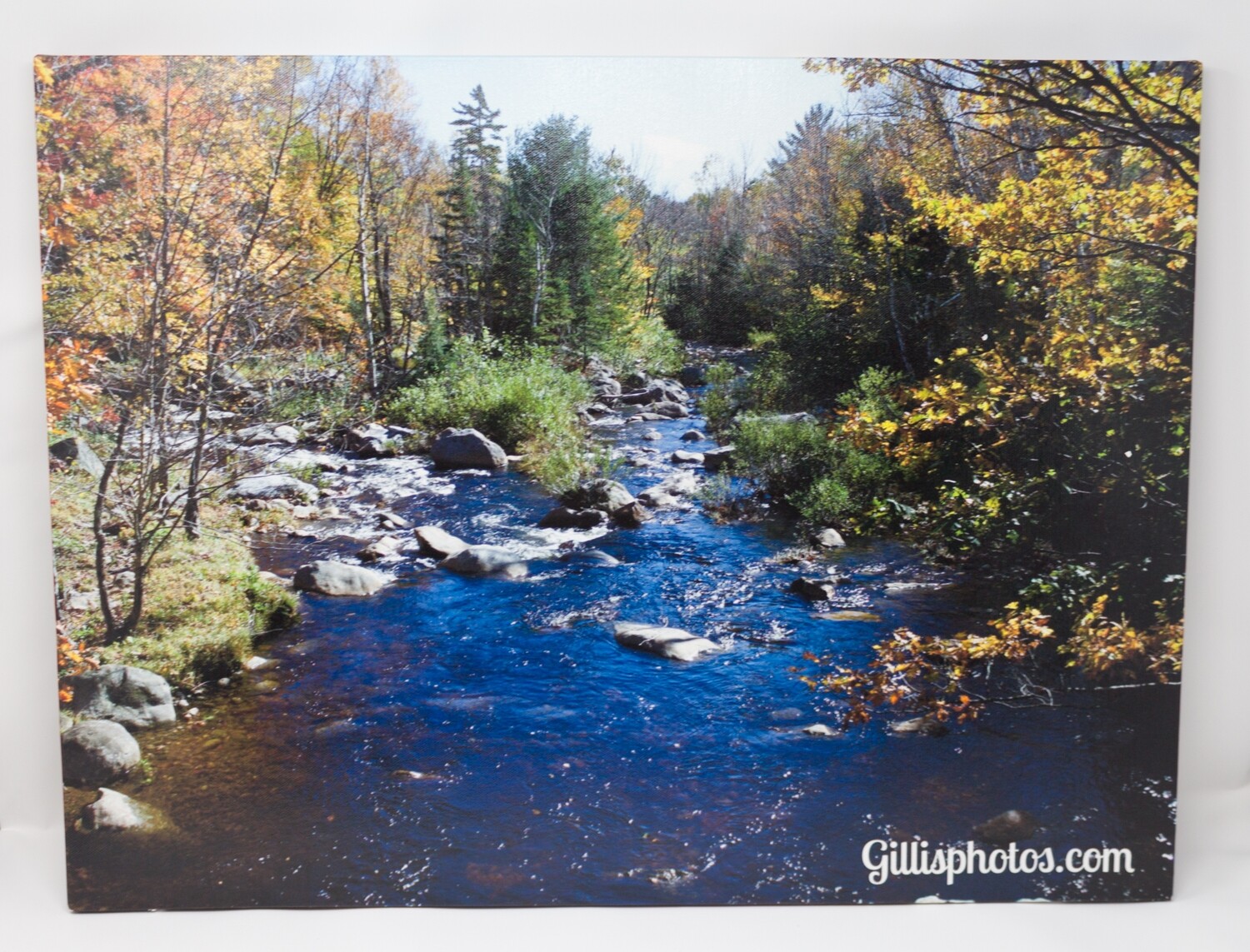 18" x 24" Photo On Canvas of Jackson Falls, Jackson New Hampshire