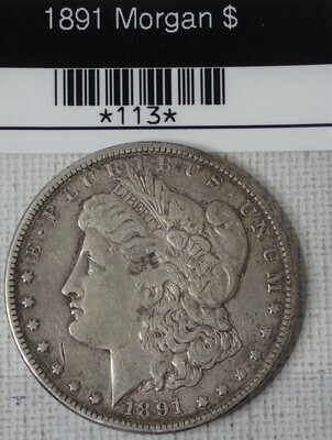 1891 MORGAN $
