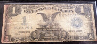$1.00 1899 SILVER CERTIFICATE R6934