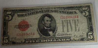 1928  $5 U. S. NOTE C210