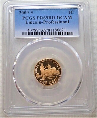 2009 S 1 CENT LINCOLN (BICENTENNIAL) (LINCOLN PROFESSIONAL)  NGC PR69RD DCAM ULTRA CAMEO