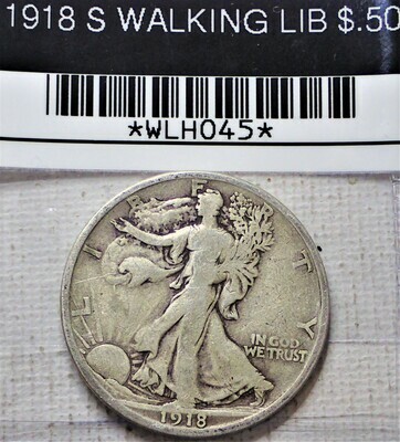 1918 S WALKING LIB $.50 WLHO45