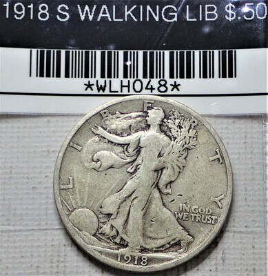 1918 S WALKING LIB $.50 WLHO48