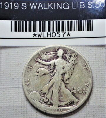 1919 S WALKING LIB $.50 WLHO57