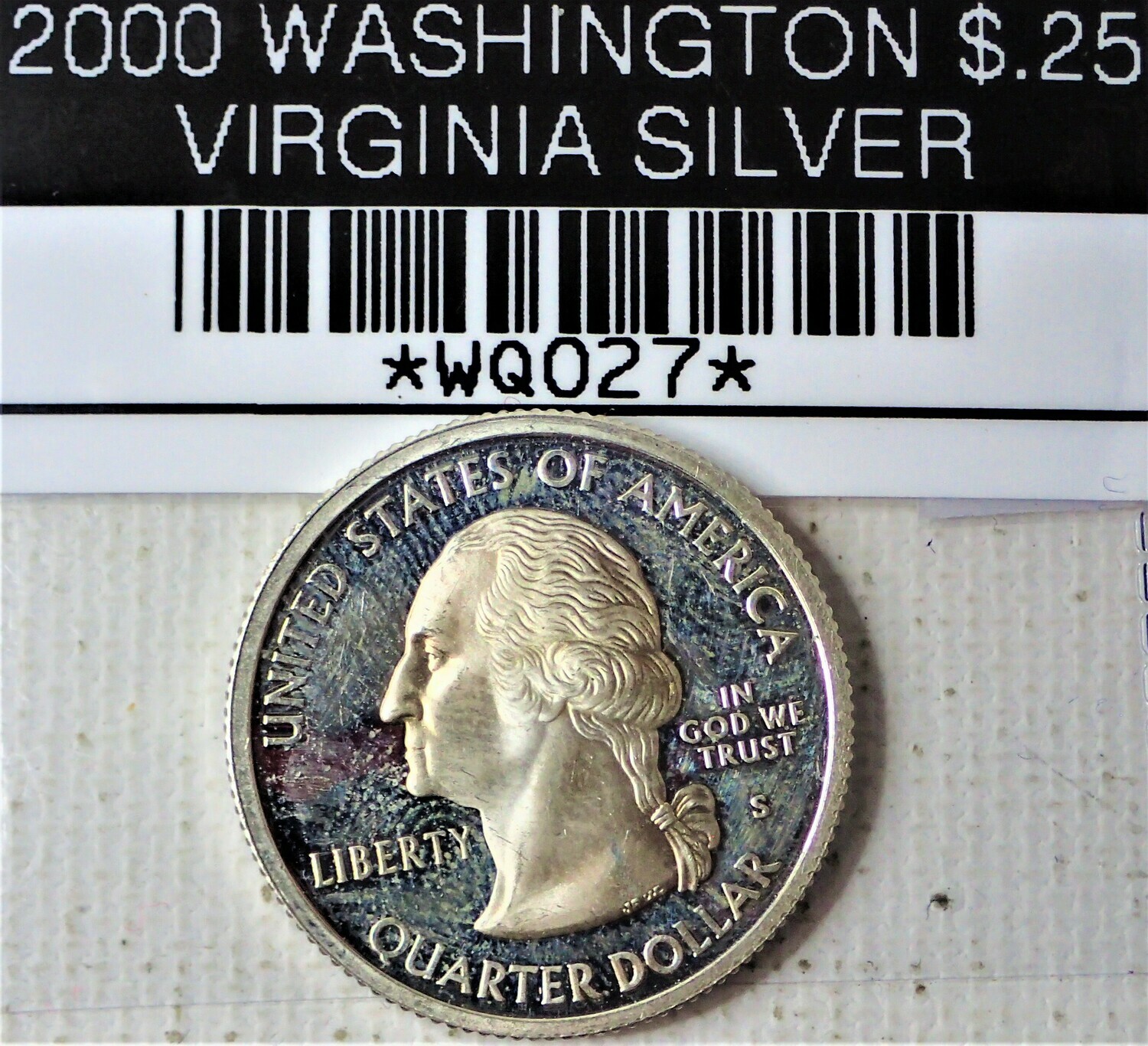 2000 S WASHINGTON QUARTER VIRGINIA (SILVER) WQ027