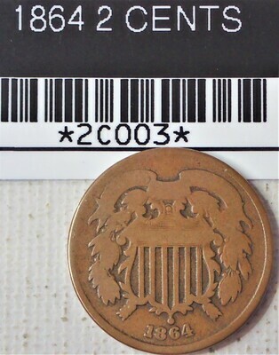 1864 TWO CENT 2C003