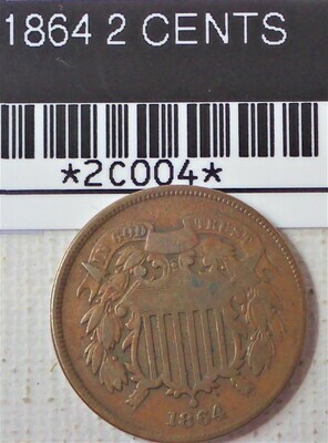 1864 TWO CENT 2C004