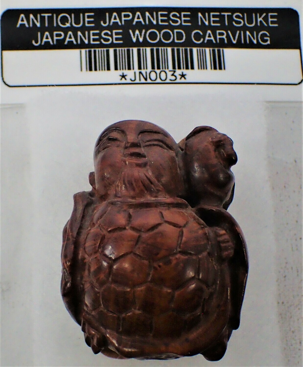 CARVED WOOD NETSUKE JAPJN003