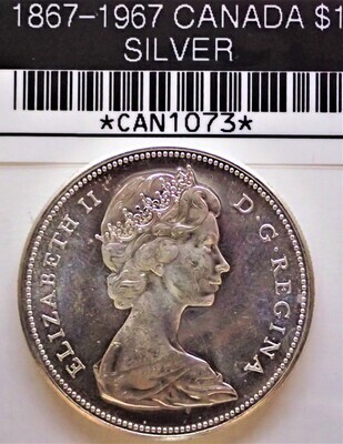 1867-1967 CANADA $1 (SILVER) CAN1073