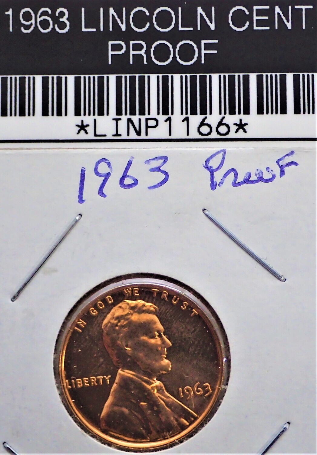 1963 LINCOLN CENT PROOF LINP1166