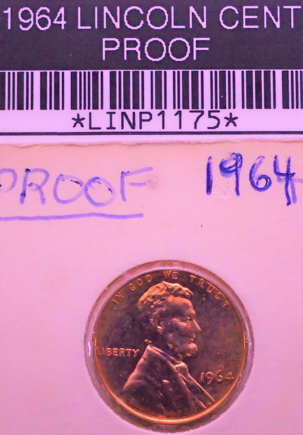 1964 LINCOLN CENT PROOF LINP1175