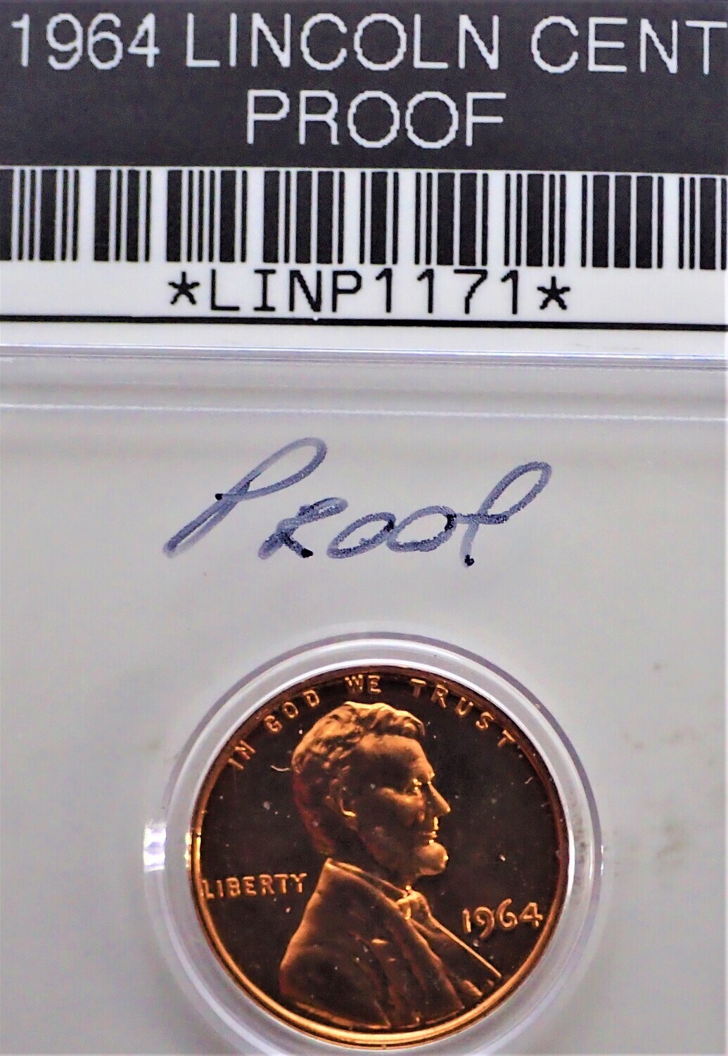 1964 LINCOLN CENT PROOF LINP1171