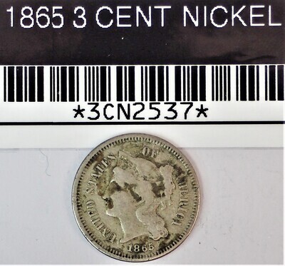 1865 3 CENT NICKEL