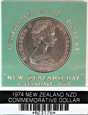 1974 NEW ZEALAND NDZ COMMEMORATIVE DOLLAR