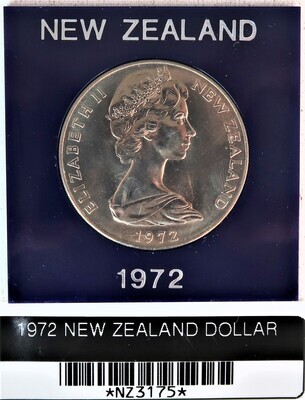 1972 NEW ZEALAND DOLLAR