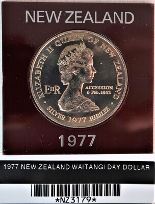 1977 NEW ZEALAND WAITANGI DAY DOLLAR