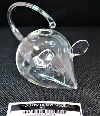 HOLLOW GLASS MOUSE