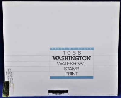 1986 WASHINGTON WATERFOWL PRINT MALLARDS KEITH WARRICK 4359/12180