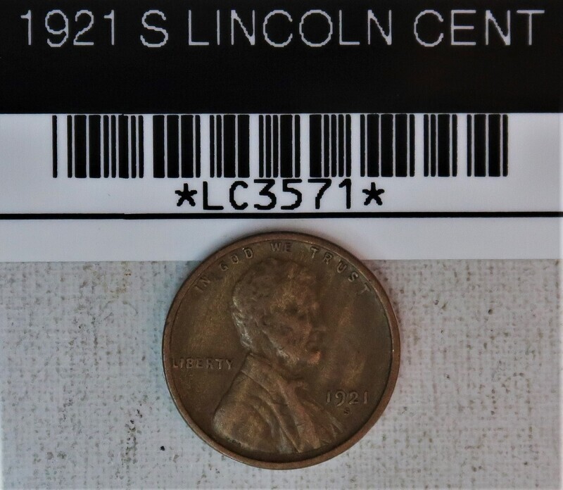 1921 S LINCOLN CENT