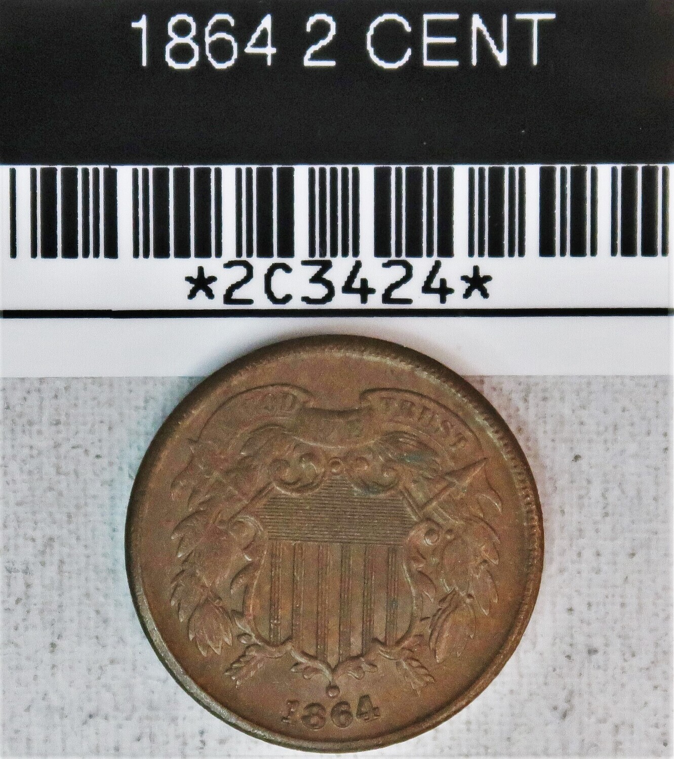 1864 2 CENT