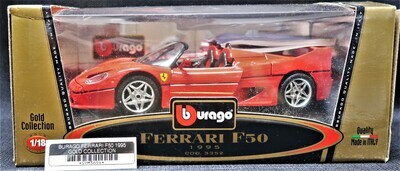 BURAGO FERRARI F50 1995 GOLD COLLECTION