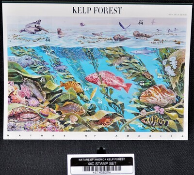 NATURE OF AMERICA KELP FOREST 44C STAMP SET
