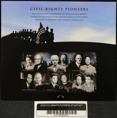 2009 CIVIL RIGHTS PIONEERS STAMP SET
