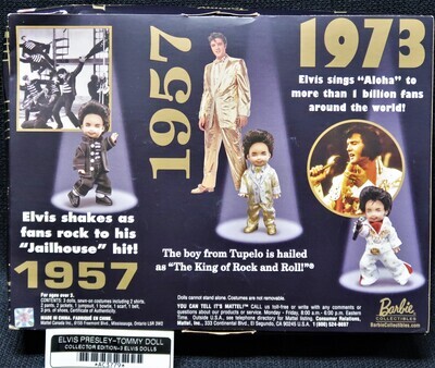 ELVIS PRESLEY-TOMMY DOLL COLLECTOR EDITION-3 ELVIS DOLLS