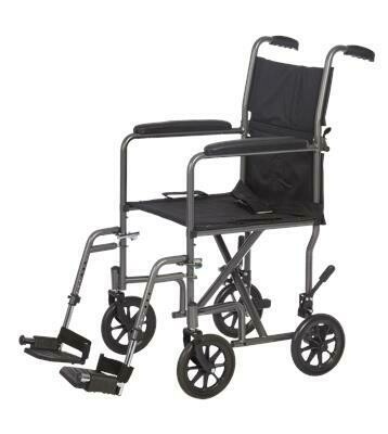 STEEL TRANSPORT CHAIR