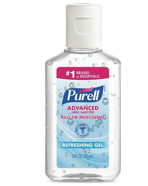 PURELL ADVANCED HAND SANITIZER, 1oz BOTTLES