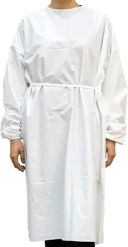 ISOLATION GOWN AAMI LVL 1, REUSABLE, EA