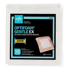 OPTIFOAM GENTLE EX BORDERED FOAM DRESSING