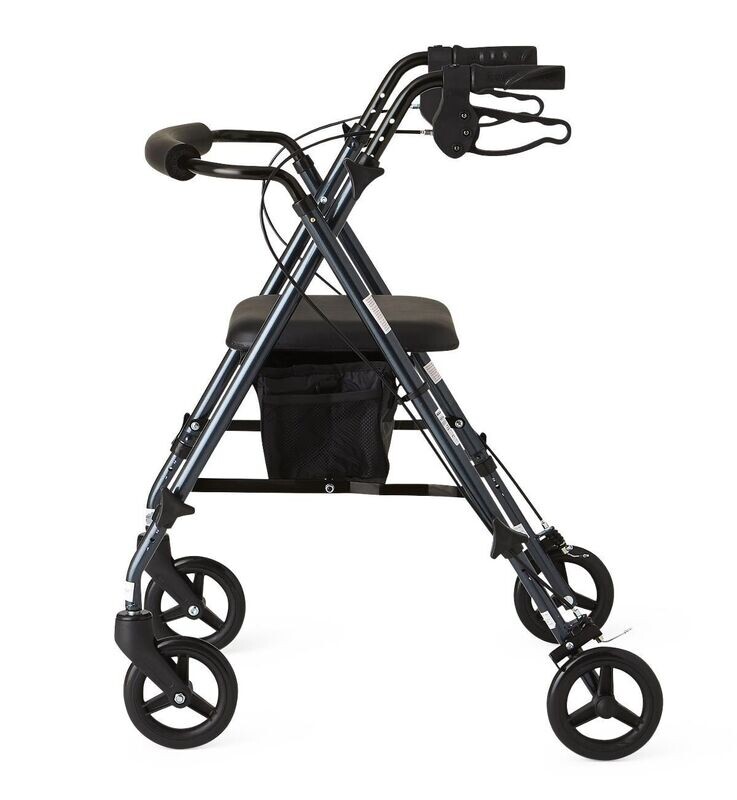 ALUMINIUM ADJUSTABLE HEIGHT ROLLATOR