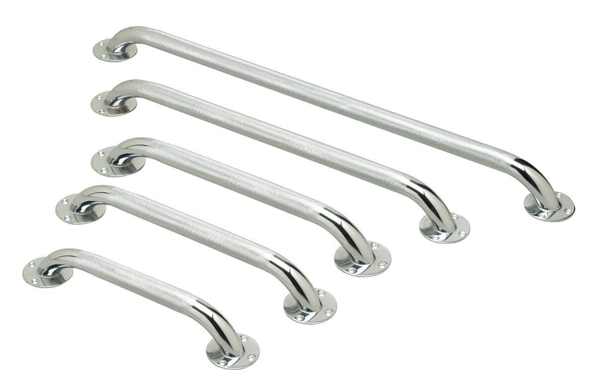 KNURLED CHROME GRAB BAR