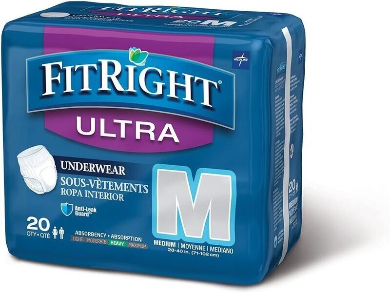 FITRIGHT ULTRA UNDERWEAR, 20/BG