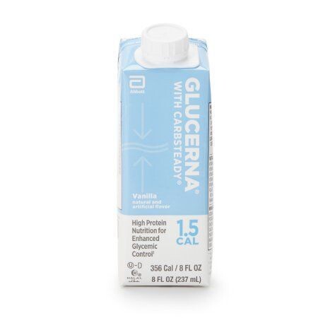 GLUCERNA 1.5, VANILLA, TETRA PACK, 24/CS