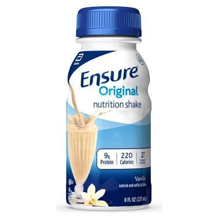 ENSURE, VANILLA, BOTTLE, 24/CS
