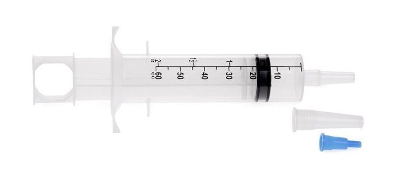 FLAT TOP FEEDING SYRINGE, 60ml