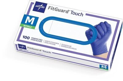 FITGUARD NITRILE EXAM GLOVES, BOX OF 100