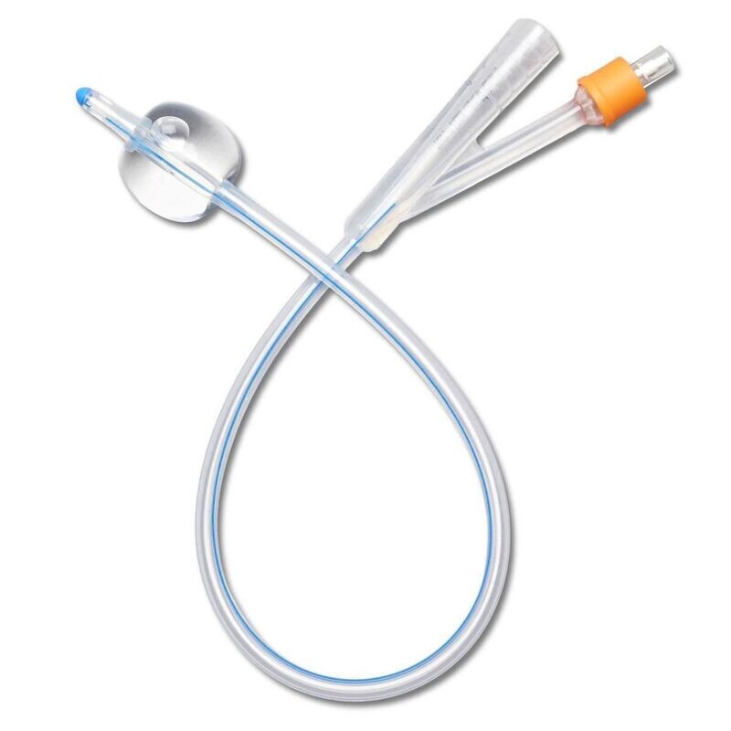 FOLEY CATHETER, SILICONE, 2-WAY