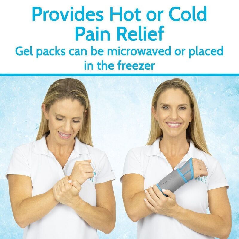 WRIST ICE WRAP, GRAY