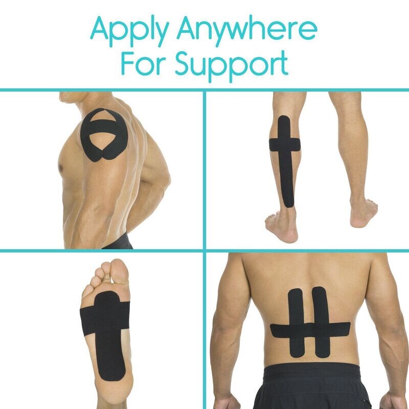 KINESIOLOGY TAPE, BLACK