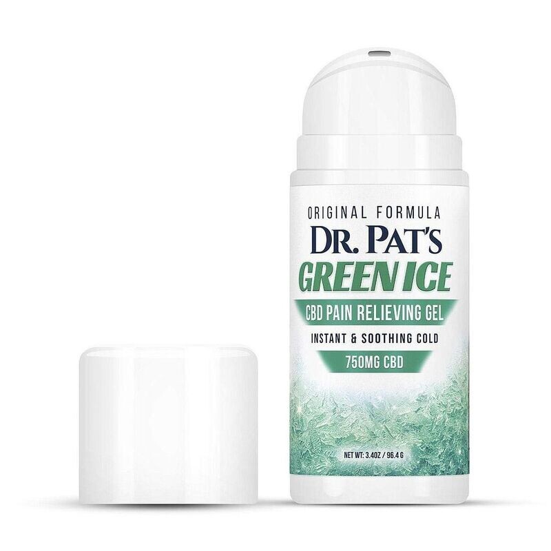 DR. PATS GREEN ICE CBD PAIN GEL