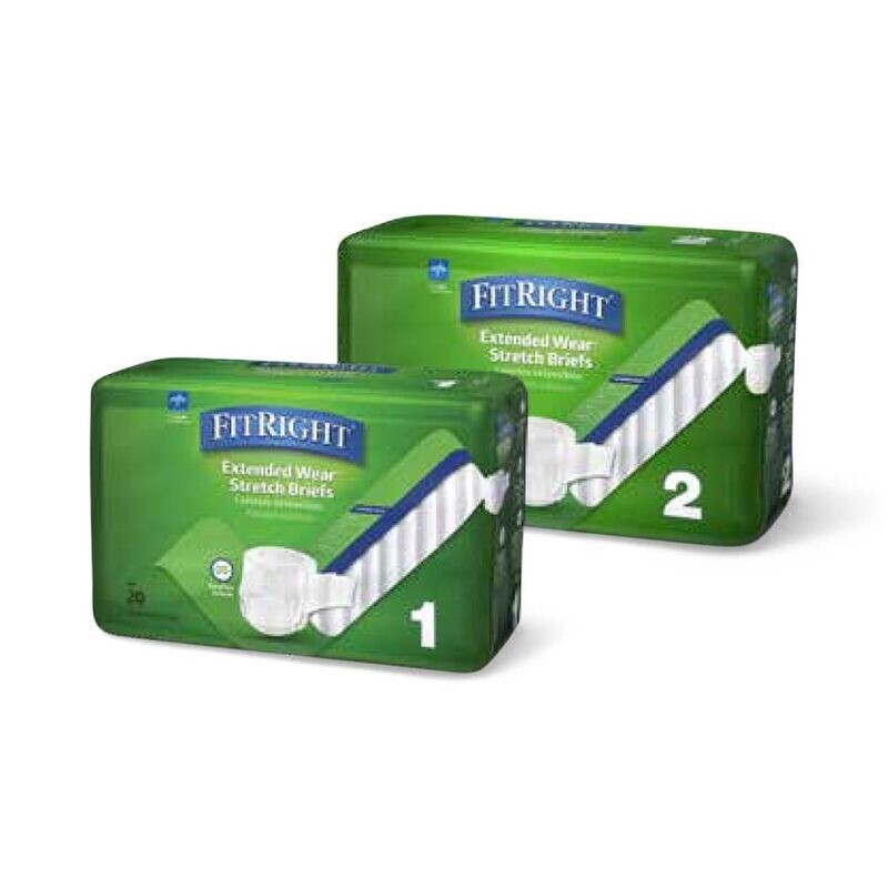 FITRIGHT EXTENDEDWEAR, STRETCH BRIEFS, 80/CS