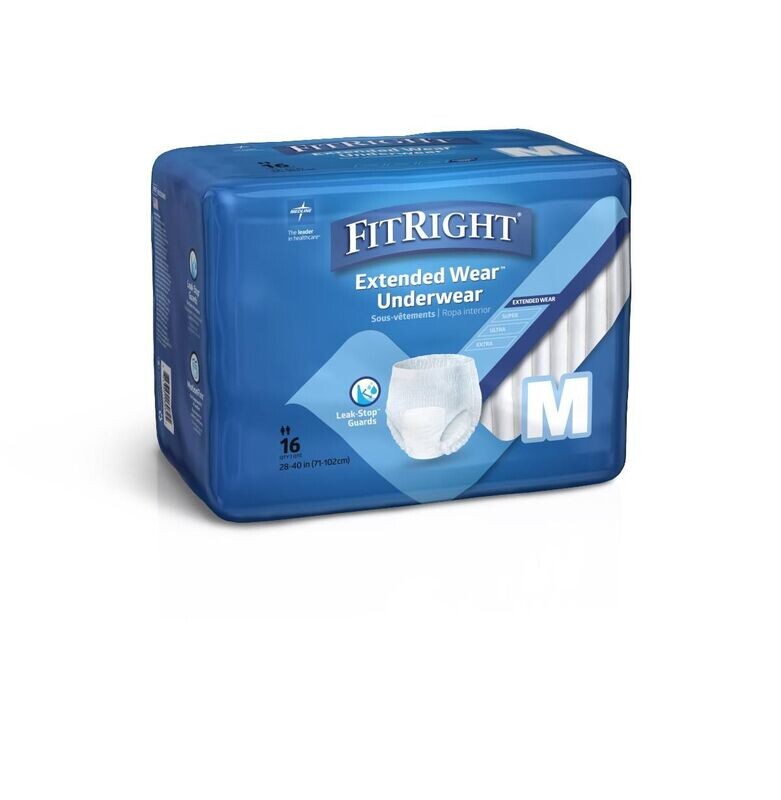 FITRIGHT EXTENDEDWEAR,  UNDERWEAR, PER CASE