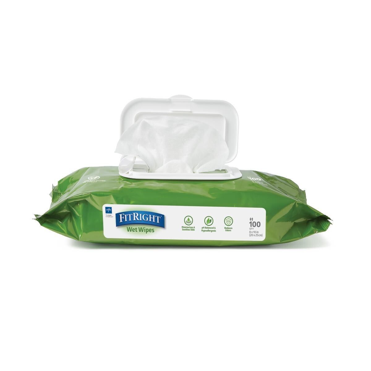FITRIGHT ALOE SCENTED WET WIPES, FLIP TOP, 600/CS