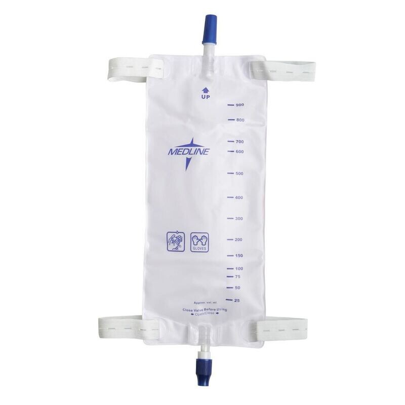 URINARY LEG BAG WITH TWIST VALVE