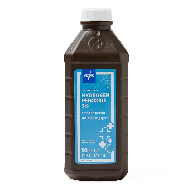 HYDROGEN PEROXIDE, 3%, 16oz