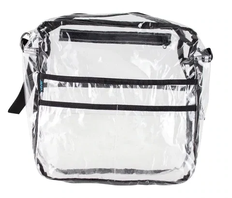 CLEAR ROLLATOR BAG, WATER RESISTANT PVC