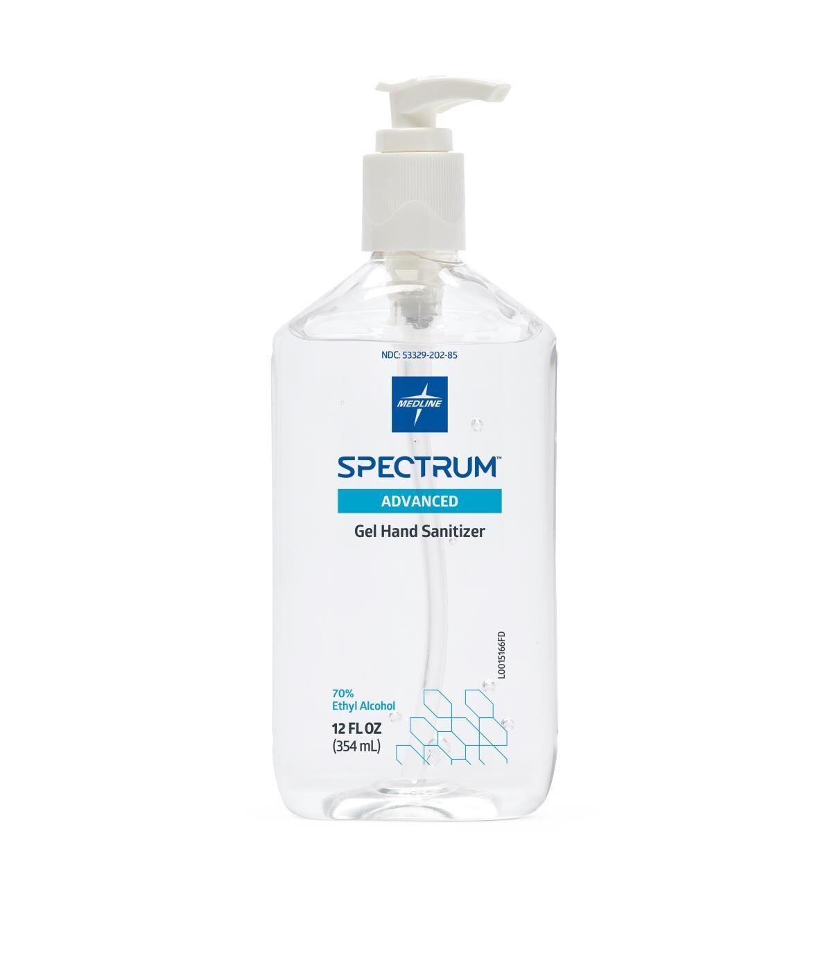 SPECTRUM  HAND SANITIZER, W/ ALOE VERA, 12oz